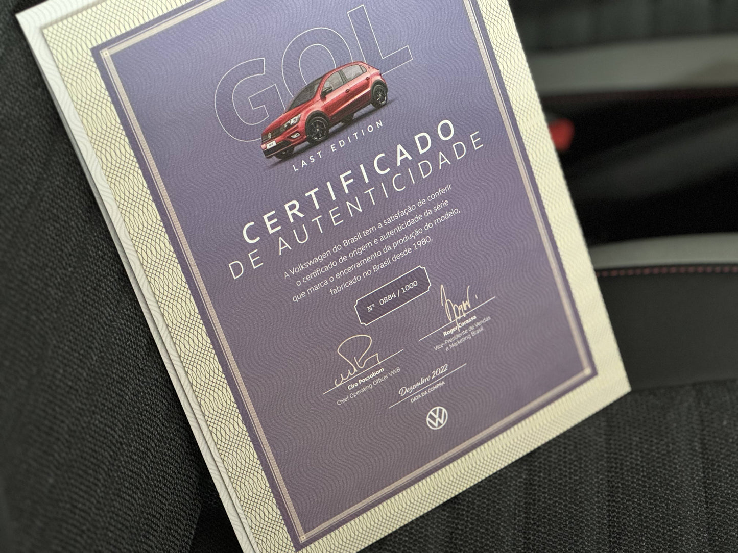 GOL LAST EDITION 1.0 284/1000