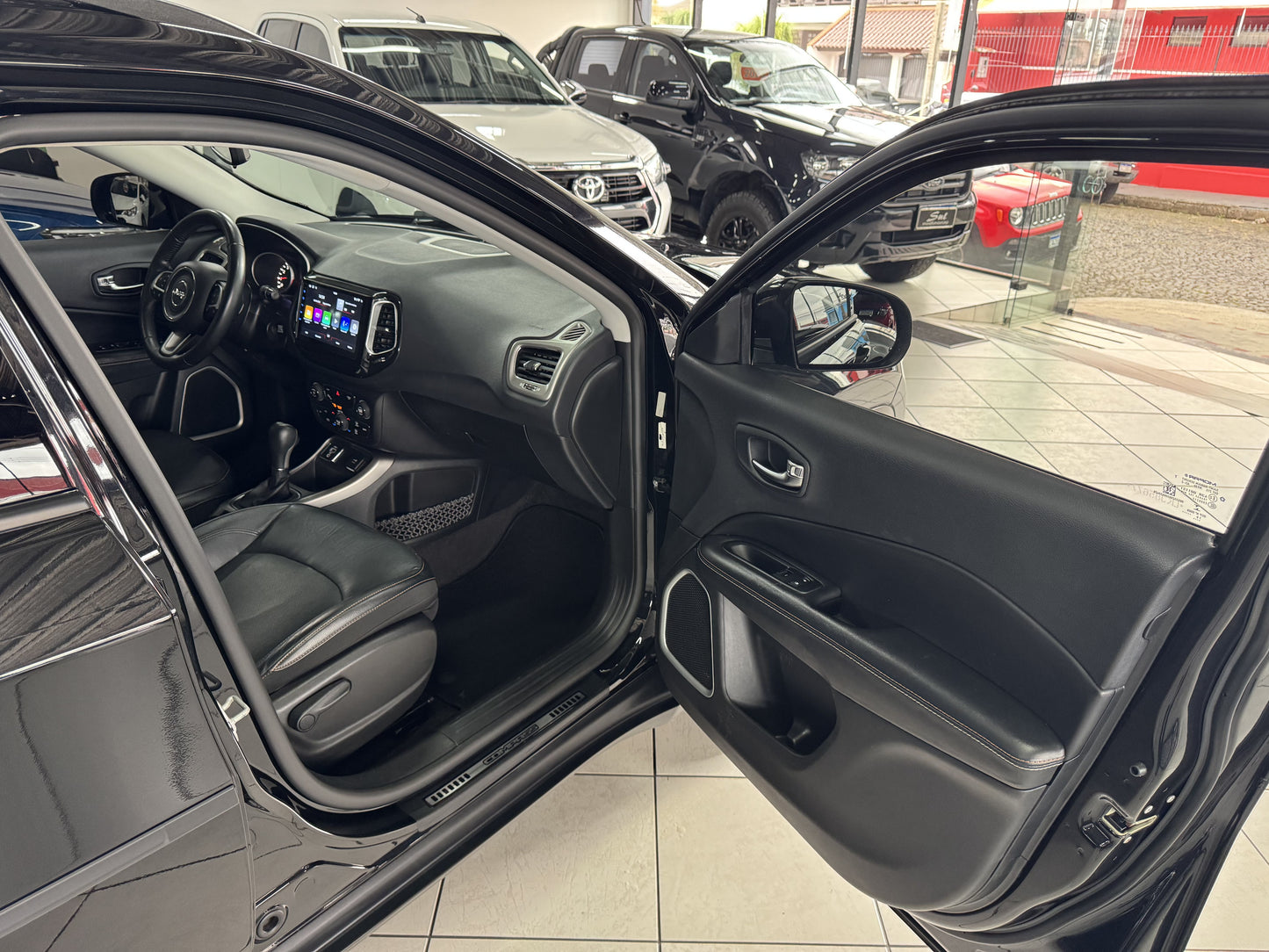 JEEP COMPASS SPORT 2.0 FLEX AUT. (COM COURO)